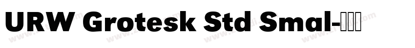 URW Grotesk Std Smal字体转换